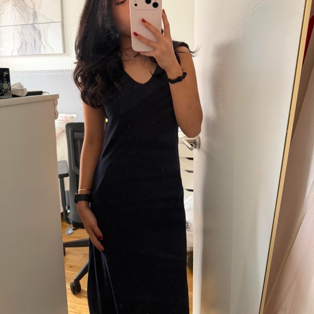 Brandy Melville Navy midi dress